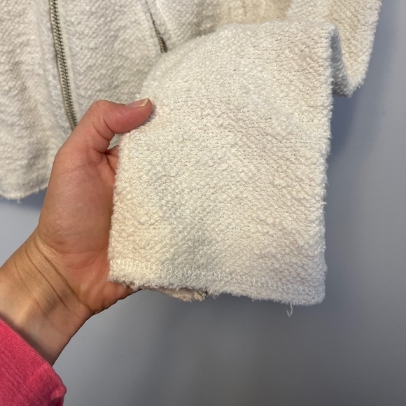 Rebecca Taylor Nuby Knit Cotton Blend Fitted Jacket size 4 - Picture 9 of 13